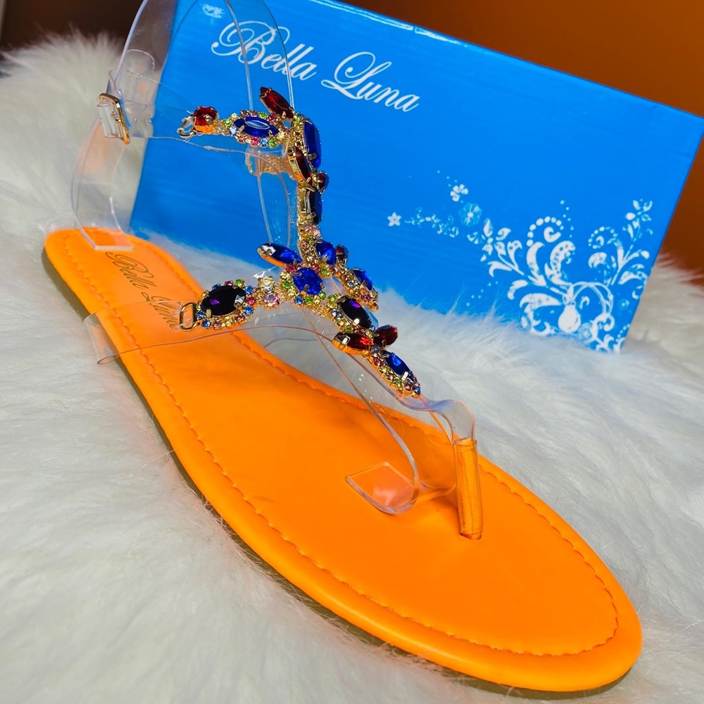 Orange Sandals